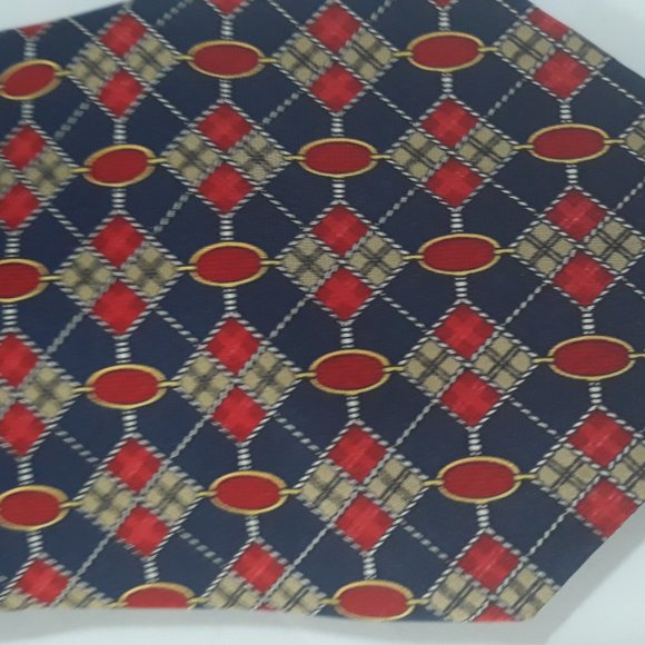 Paolo Gucci Genuine Tie 1990s and 100% Silk 4" w - Picture 5 of 8
